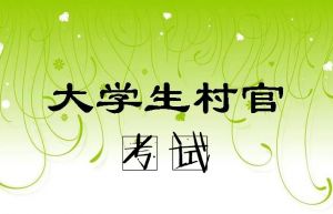 大學生村官考試